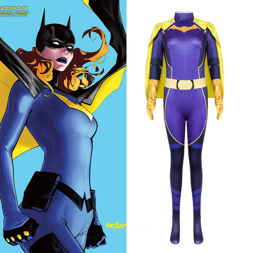 Batwoman Cosplay Costume Tight Bodysuit for Halloween Role Play